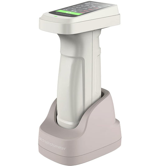 VTSYIQI Digital Spectrophotometer Handheld Colorimeter Handheld Color Analyzer with Measurement Caliber Φ11mm Φ6mm Φ3mm 1*3mm ▽11mm ▽6mm ▽3mm ▽1*3mm Reflectivity Resolution 0.01% Display Accuracy 0.01 for Textile Coating Color Analysis