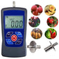 VTSYIQI Fruit Penetrometer Fruit Hardness Tester Fruit Firmness Meter with 2 Pressure Heads Φ11.1mm Φ7.9mm Range 0.2-15 Kgf/cm2 (×105 Pa) 0.4～30Kgf/cm2 (×105 Pa) for Soft and Hard Fruits