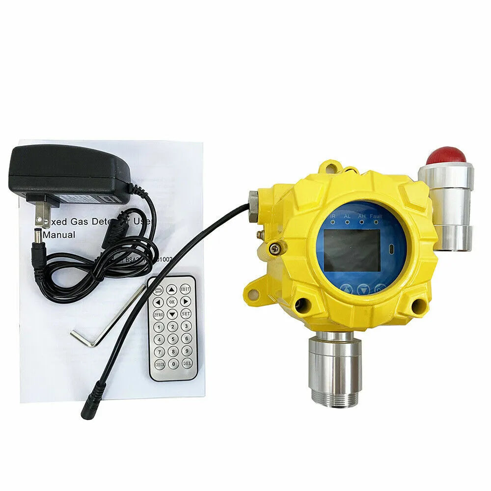 VTSYIQI C2H4O Gas Detector Ethylene Oxide Gas Detector C2H4O Gas Monitor with Measuring Range from 0 to 100ppm Detection Accuracy≤±3% F.S Resolution 1/0.1ppm for Detecting Ethylene Oxide of Metallurgy