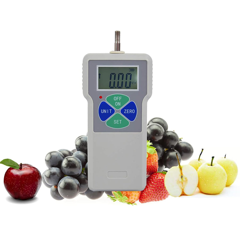 VTSYIQI Fruit Hardness Tester Meter Gauge Digital Farm Fruit Sclerometer with Measurement Range 0.4~30kgf/cm2 (x 105 Pa) Pressure Needle Diameter 7.9mm  for Apples Pears Strawberries and Grapes Etc