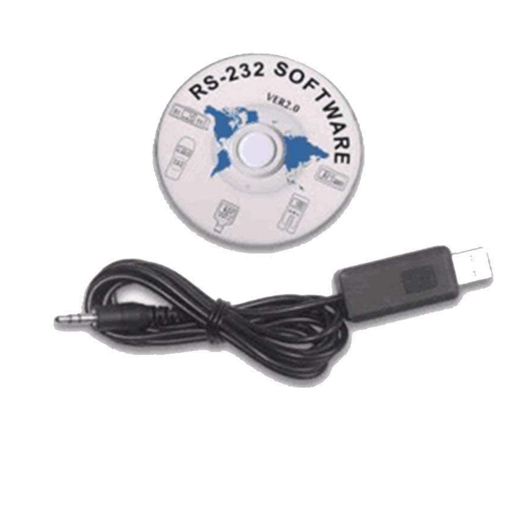 VTSYIQI RS-232C Data Cable with Software for VM-6310 Digital Vibration Meter Tester Vibrometer Gauge Connect to PC