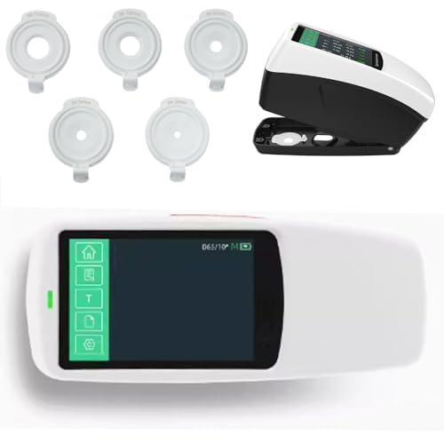 VTSYIQI Digital Spectrophotometer Handheld Color Spectrophotometer Five Apertures Spectrophotometer with 5 Kinds Measuring Calibers Φ11mm Φ10mm Φ6mm Φ5mm Φ3mm Accuracy 0.01 for Variety Different Samples Product Test Conditions