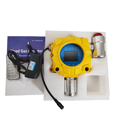 VTSYIQI HF Detector Hydrogen Fluoride Gas Analyzer with Measuring Range 0-10ppm Resolution 0.1ppm Wall-mounted Installation Method Output Current 4-20mA for Continuous Monitoring of Measurable Gases in Industrial Environments