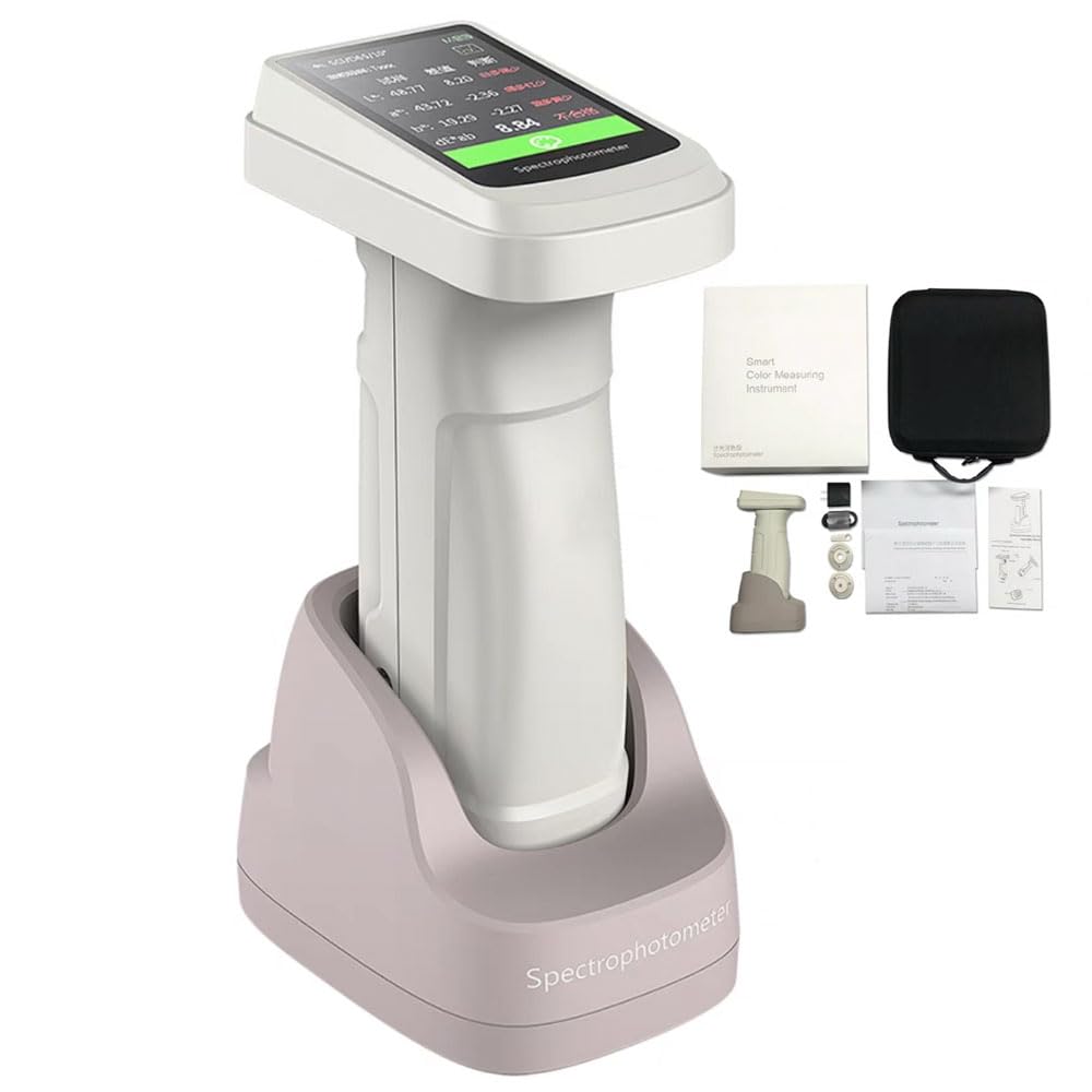 VTSYIQI Spectrocolorimeter Spectrometer Colorimeter Instrument with Ultra-high Repeatability Accuracy 0.03 USB Bluetooth Interface Built-in Camera View Display Auto Calibration