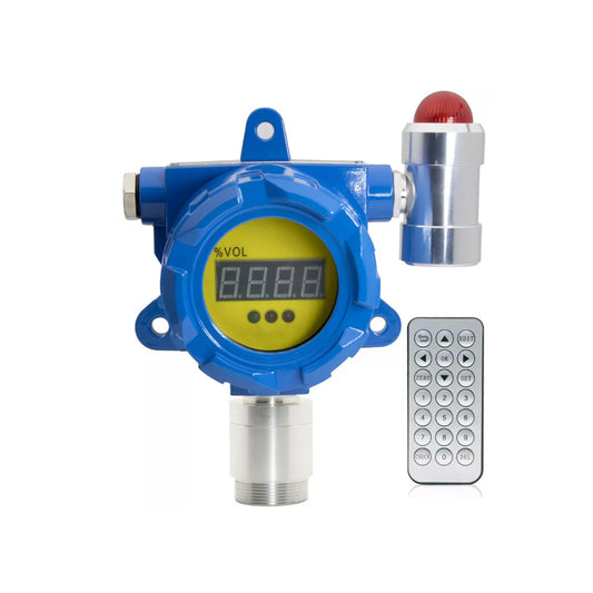 VTSYIQI N2 Gas Detector Fixed Nitrogen Gas Monitor with Resolution 0.1%VOL Measuring Range 70%-100%VOL Display Screen Aluminum Shell Material for Continuous Monitoring of Measurable Gases in Industrial Environments