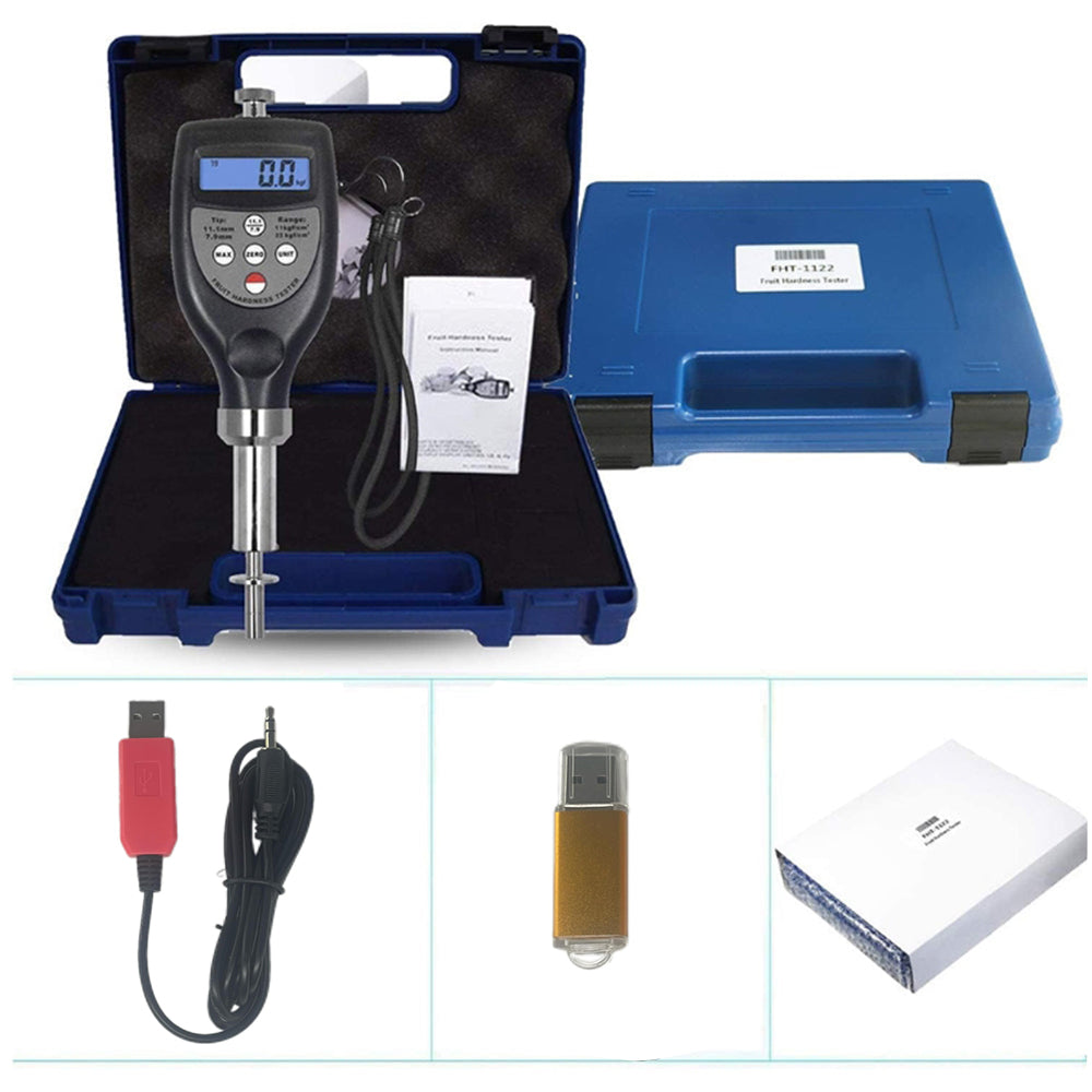 VTSYIQI Digital Fruit Penetrometer Hardness Tester Firmness Tester Sclerometer Hardness Tester for Vegetables Fruits