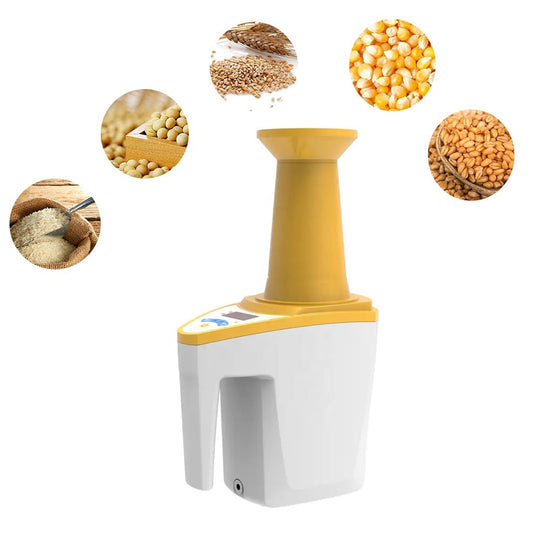 VTSYIQI Grain Moisture Meter Rice Soybean Wheat Rapeseed Corn Barley Indica Moisture Tester Grain Moisture Content Measurement with Measurement Error ≤±0.5% Measuring Range 3 to 35%  Repeat Error ≤0.2%