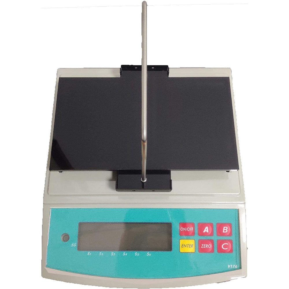 VTSYIQI Digital Liquid Density Meter Liquid Densimeter with Maximum Weight 300g Minimum Weight 0.005g Density Resolution 0.001g/cm3 Measuring Range 0.001-99.999g/cm3 RS-232C Interface for Density Measurement of Different Liquids