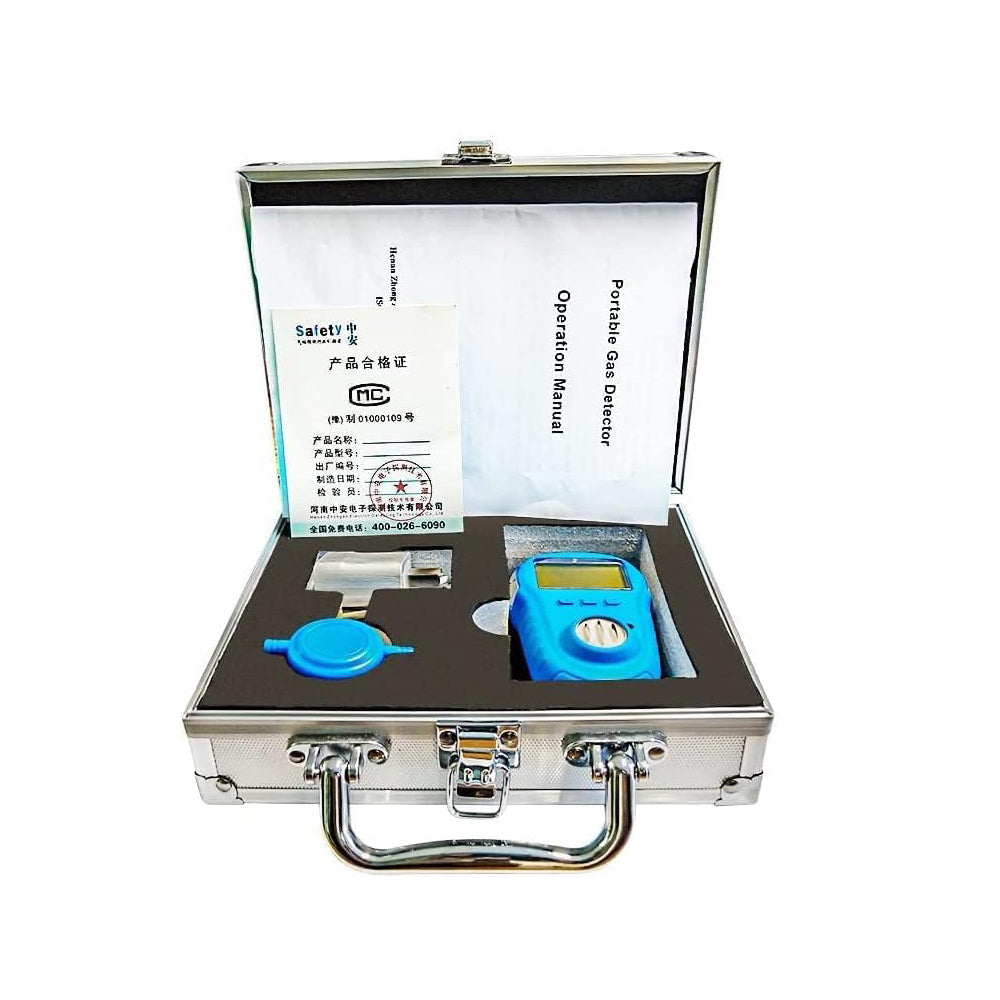 VTSYIQI Oxygen Gas Detector O2 Gas Monitor O2 Gas Leak Alarm with Measuring Range 0 to 30% VOL Resolution Ratio 0.1% vol Detection Method Natural Diffusion for Petroleum Industry Gas Detection