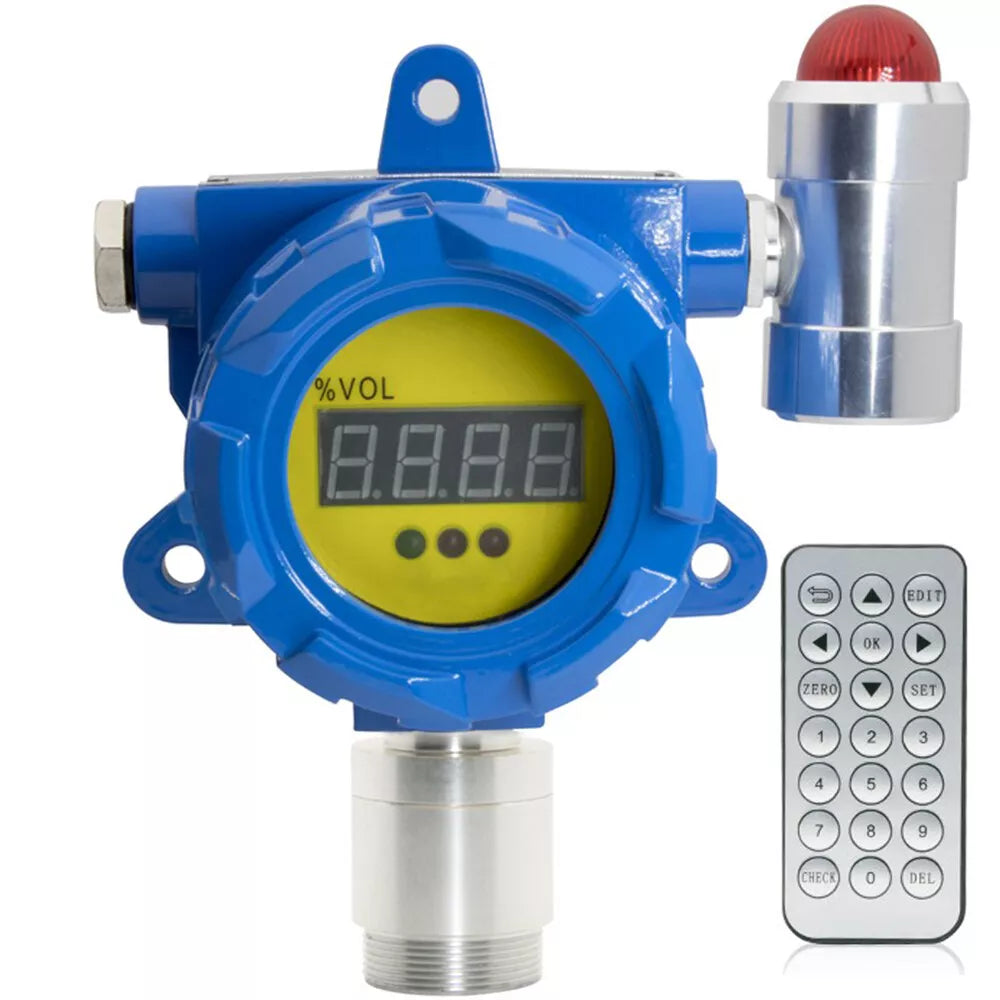 VTSYIQI Nitrogen Dioxide Gas Detector NO2 Gas Monitor Industrial Nitrogen Dioxide Gas Alarm Monitor with Measuring Range 0-20ppm Resolution 0.1ppm for Painting Plant and Metallurgical Industry Gas Test