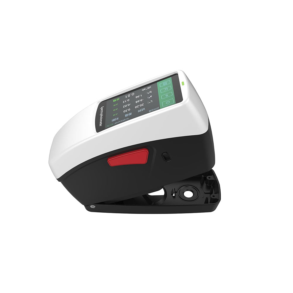 VTSYIQI Portable Color Density Meter Digital Spectrodensitometer for Printing Color Density with 5mm Caliber 0.01 Accuracy Integrated Physical Positioning Hole for Flat Product Testing