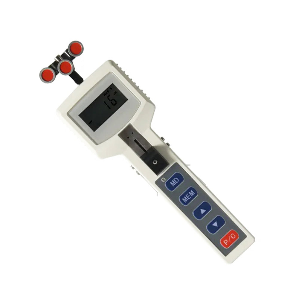 VTSYIQI Handheld Rope Tension Meter Digital Tension Meter Used in Wire and Cable Tensile Chemical Fiber Metal Wire with Tension Range 40 to 2000cN Measuring Head Width 65mm Six Units cN gf OZ Kgf N lb USB Communication Function