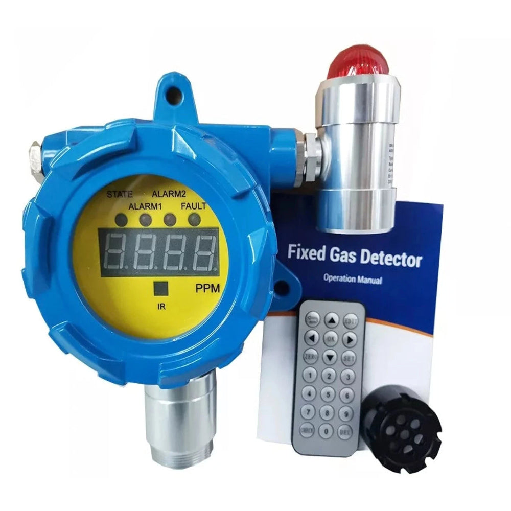 VTSYIQI PH3 Gas Detector Wall-mounted Phosphine Gas Detector PH3 Gas Monitor with Range from 0 to 20ppm Resolution 0.1ppm for Detecting Gas of Metallurgical Industry and Refinery