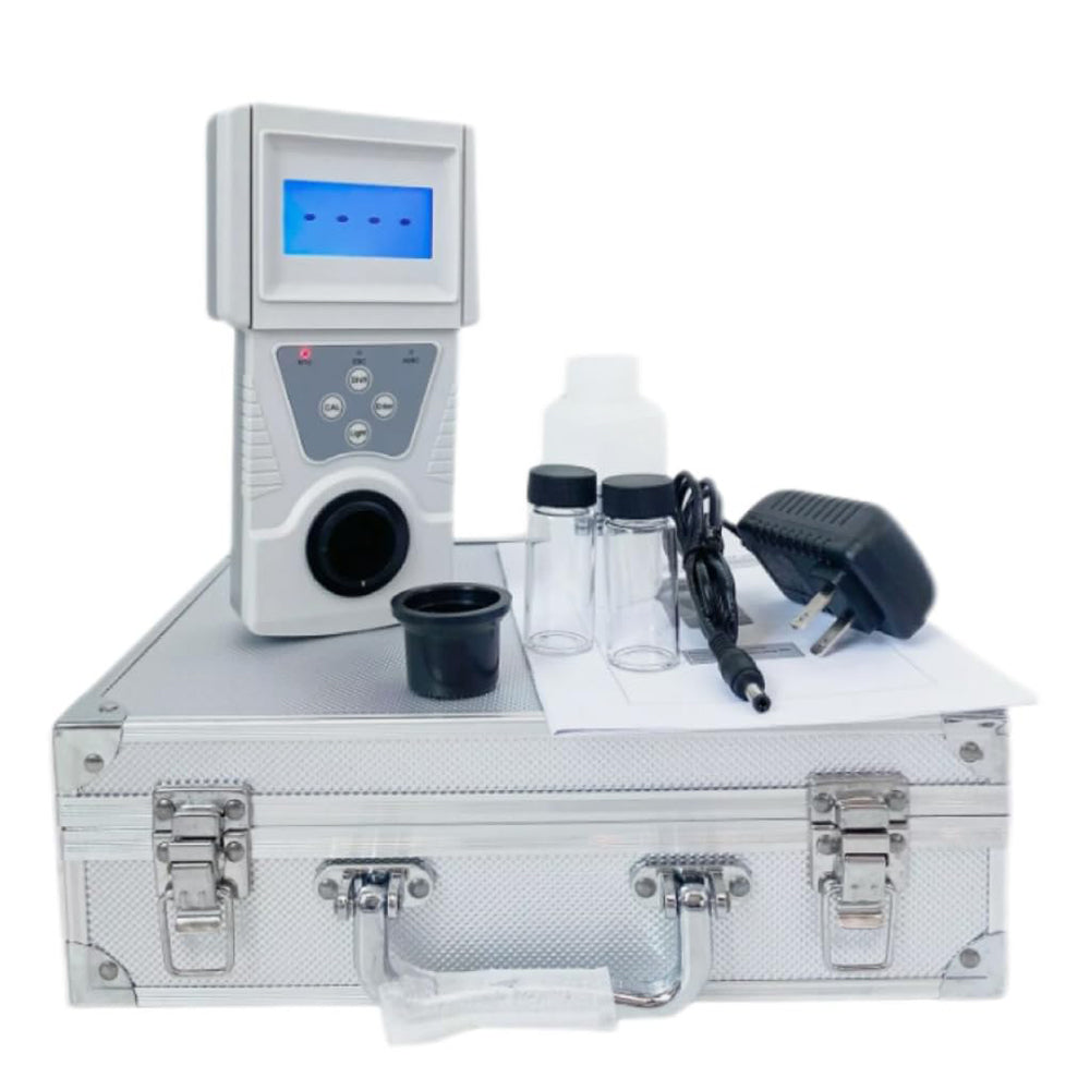 VTSYIQI Digital Turbidity Meter Kit Turbidimeter Tester with Turbidimeter Calibration Solution Kit Range 0 to 200 NTU Accuracy 0.1 NTU Resoultion 0.01Units NTU EBC ASBC for Plants ISO7027 Compliant