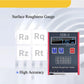 VTSYIQI Portable Surface Roughness Meter Surface Roughness Machine on Metal Non-Metal with Measuring Range Ra Rq 0.05~15.0μm Rz Rt 0.1~50.0μm Testing Parameters Ra Rz Rq Rt Sample Length 0.25  0.80 2.50mm