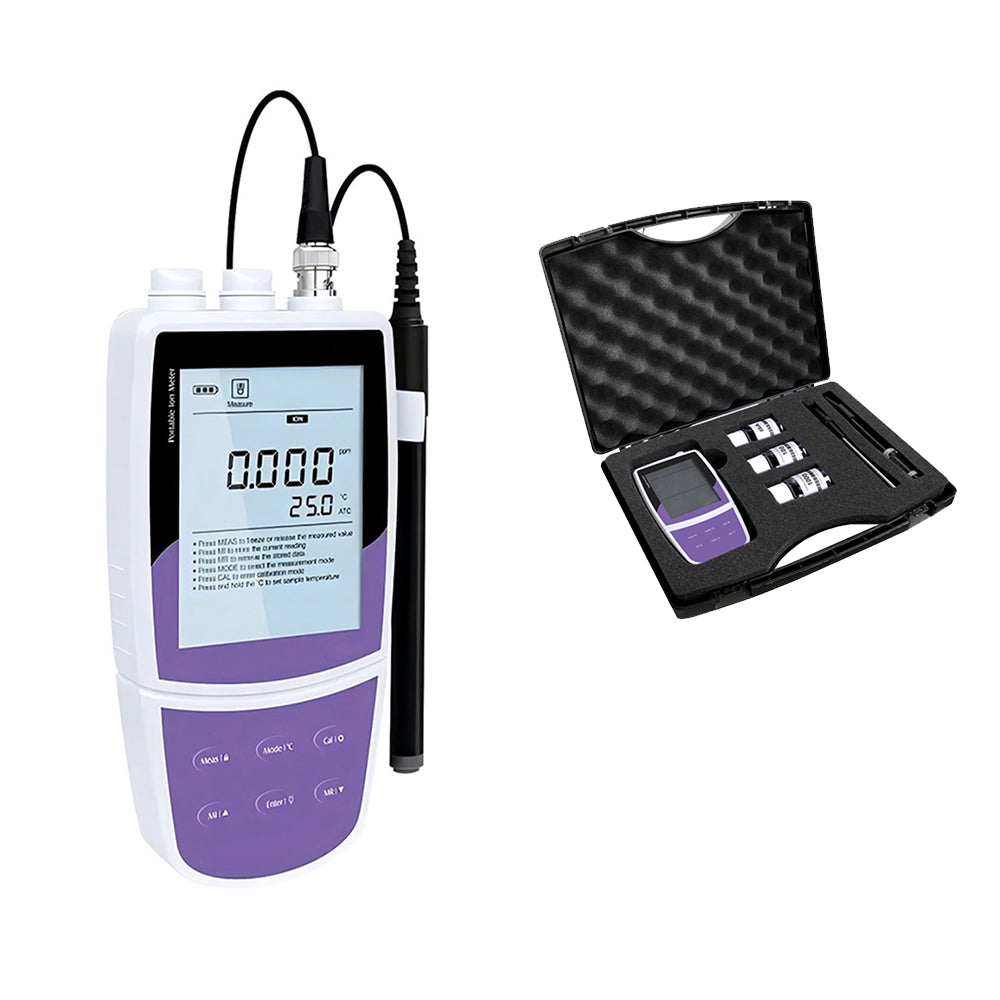 VTSYIQI Potassium Ion Meters Detector K Ion Concentration Tester with Resolution 0.001 0.01 0.1 1 Automatic Ion Concentration Range from 0.04 to 39000 ppm Measurement Units ppm mg/L mol/L mmol/L Standard Calibration Liquids