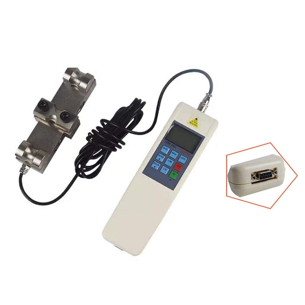 VTSYIQI Rope Tensionmeter Wire Pressuremeter Cable Tension Tester with Maximum Load Value 200KN Wire Rope Diameter Φ24-Φ36mm Wire Rope Pulling Force 20t Load Division Value 0.1KN/ 0.01Mg/ 0.01Klb