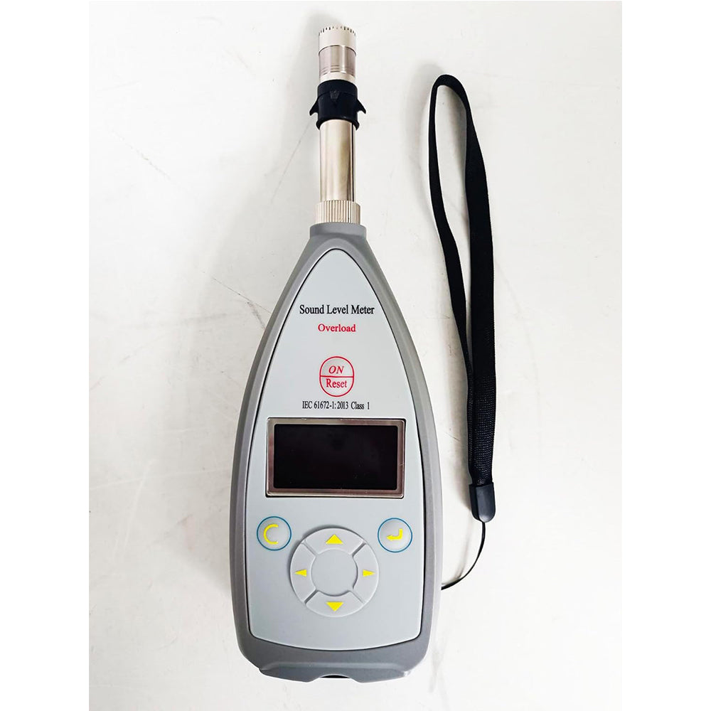 VTSYIQI Class 1 Sound Meter Integrating Sound Level Meter Noise Measurement with Integrating Function Wide Dynamic Range 10 Hz-20 kHz 25dB(A)-140dB(A) 8000 Groups Data Storage AC DC