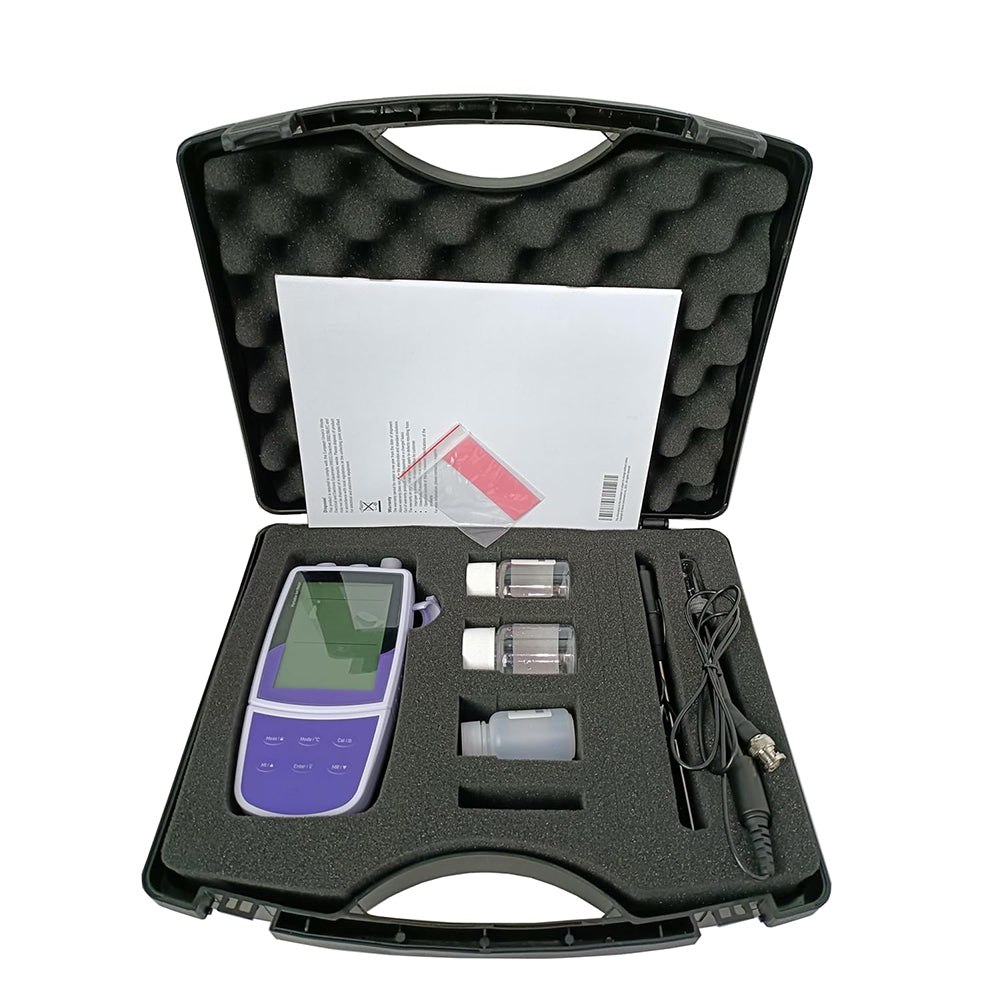 VTSYIQI Lead Ion Meters Portable Lead Ion Tester with Ion Concentration Range from 0.2 to 20800 ppm Standard Calibration Liquids Accuracy ±1% F.S. Calibration 2 to 5 Points LCD Display Screen for Measuring the Concentration of Lead Ion