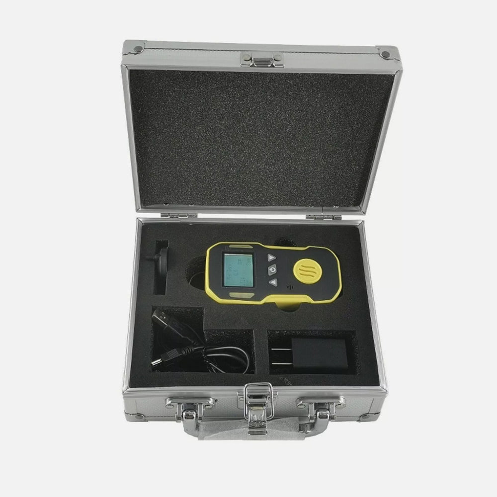 VTSYIQI Hydrogen Fluoride Gas Detector Digital HF Gas Alarm Monitor with Measuring Range 0-10ppm L-alarm 3ppm H-alarm 5ppm Resolution 0.1ppm Display Screen for Combustible and Toxic Gas Leakage Detection in Underground Pipe or Mines