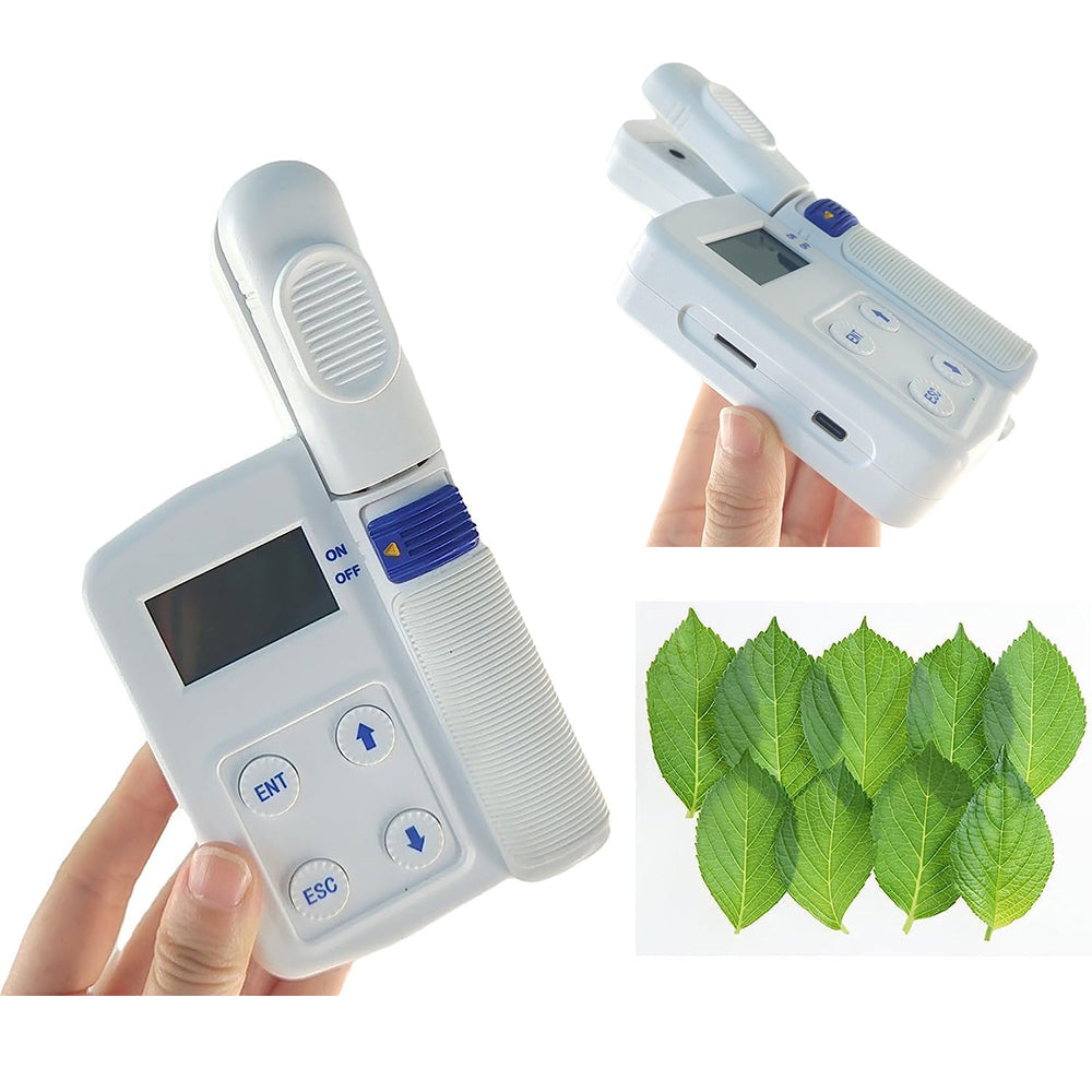 VTSYIQI Handheld Chlorophyll Meter Chlorophyll Content Meter with Measuring Range 0.0 to 99.9 SPAD Working Environment 0℃-50℃ for Measuring Chlorophyll Content