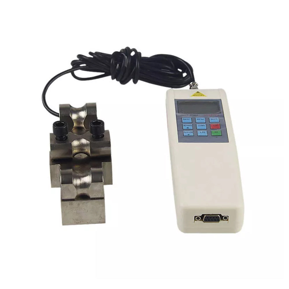 VTSYIQI Rope Tension Meter Steel Wire Rope Tensiometer Digital Pressuremeter with Rope Diameter Φ6 to Φ14mm Error Of Indication 土0.5% Maximum Load Value 10KN Load Division Value 0.01KN/ 0.001Mg/ 0.001Klb