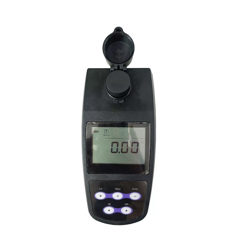 VTSYIQI Portable Turbidity Meter Kit Water Quality Tester Meter with 2 to 5 Points Calibration Range 0 to 1100 NTU/FNU 0 to 275 EBC 0 to 9999 ASBC ASTM ISO 7027 Standard Nephelometric Principle