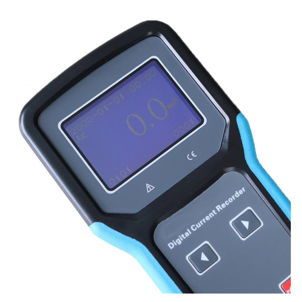 VTSYIQI Digital Clamp Ammeter Clamp Current Recorder with Range 0.0mA-1000A Resolution 0.1mA Jaw Size Φ50mm Current clamp 470g Precision ±0.5% FS Sampling Rate 2 t/s 9999 Groups Data Storage