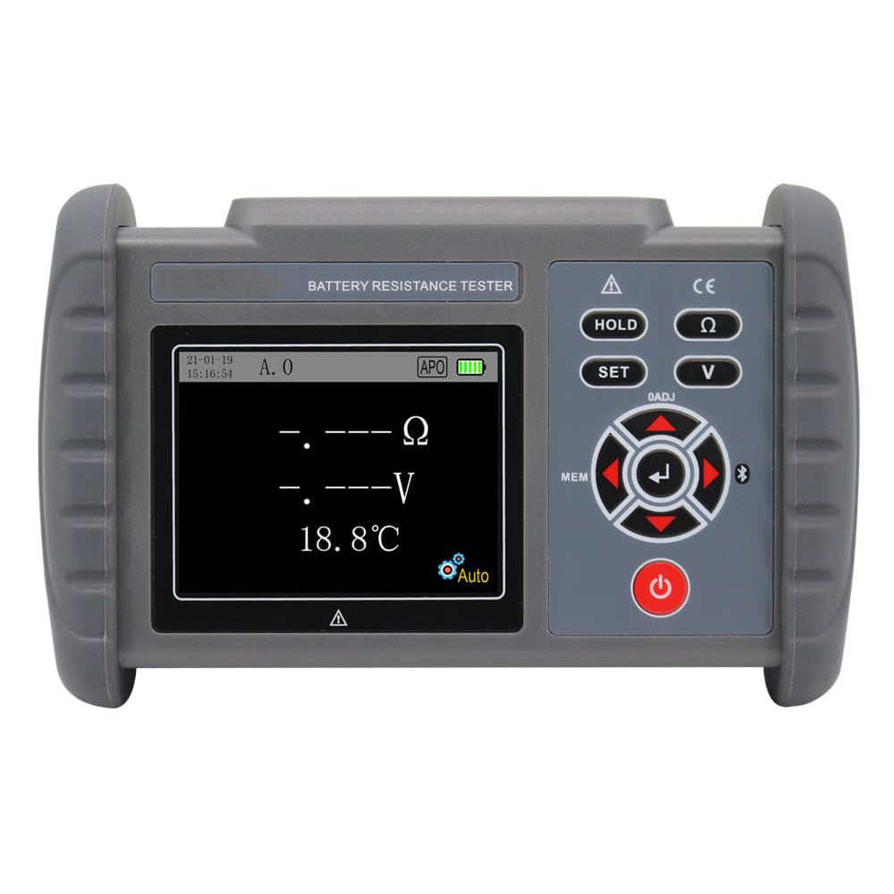 VTSYIQI Battery Internal Resistance Meter Digital Battery Voltage Temperature Meter with Internal Resistance 0.000mΩ to 3.100 Ω Voltage 0.000V to ±71.00V Resolution1 u Ω IEC 61010 Standard