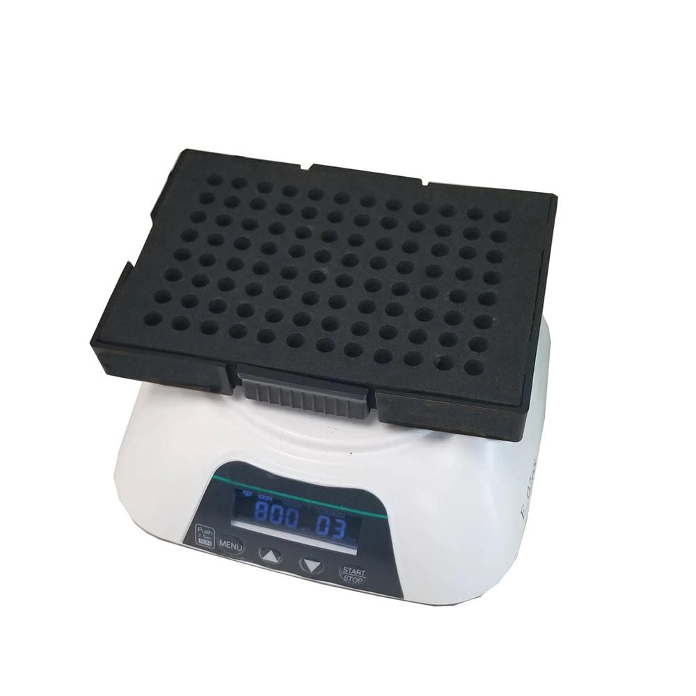 VTSYIQI Microplate Shaker Microplate Shaking Equipment with Horizontal Gyration Amplitude 4mm RPM Range 100 to 1200rpm Brushless Motor Timing Range 1min-8h for Immunoassay and Staining Assay and Other Experiments