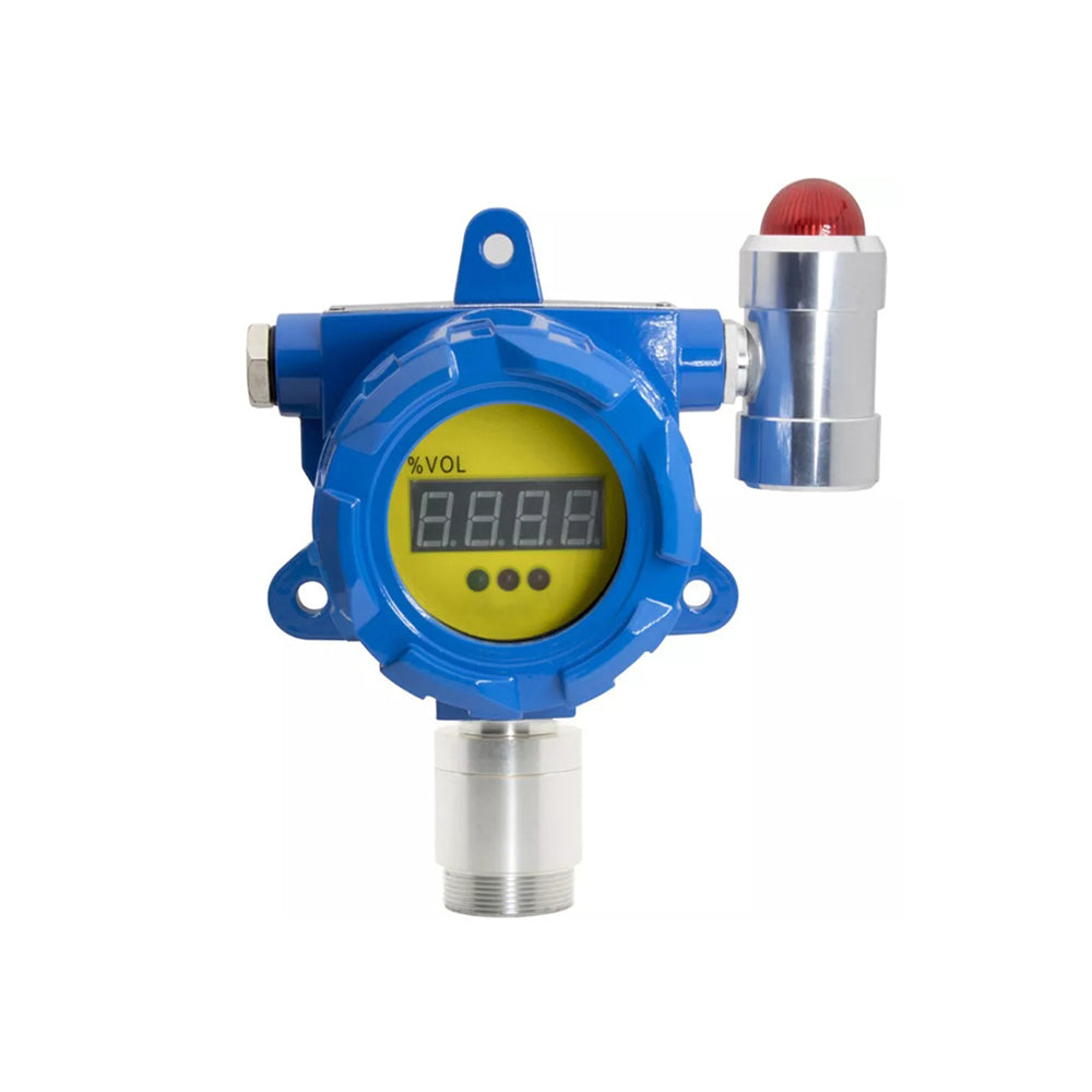 VTSYIQI N2 Gas Detector Fixed Nitrogen Gas Monitor with Resolution 0.1%VOL Measuring Range 70%-100%VOL Display Screen Aluminum Shell Material for Continuous Monitoring of Measurable Gases in Industrial Environments