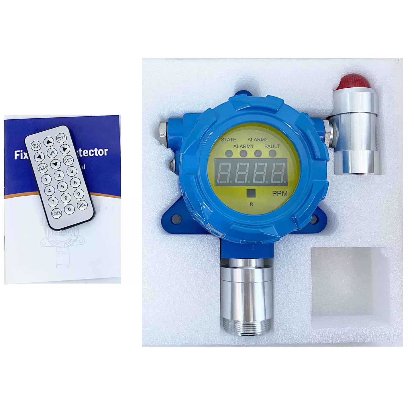 VTSYIQI Chlorine Dioxide Gas Detector CLO2 Gas Detector CLO2 Gas Monitor With Measurement Range 0 to 50ppm Resolution 0.1ppm for Gas Test of Metallurgical Indusry