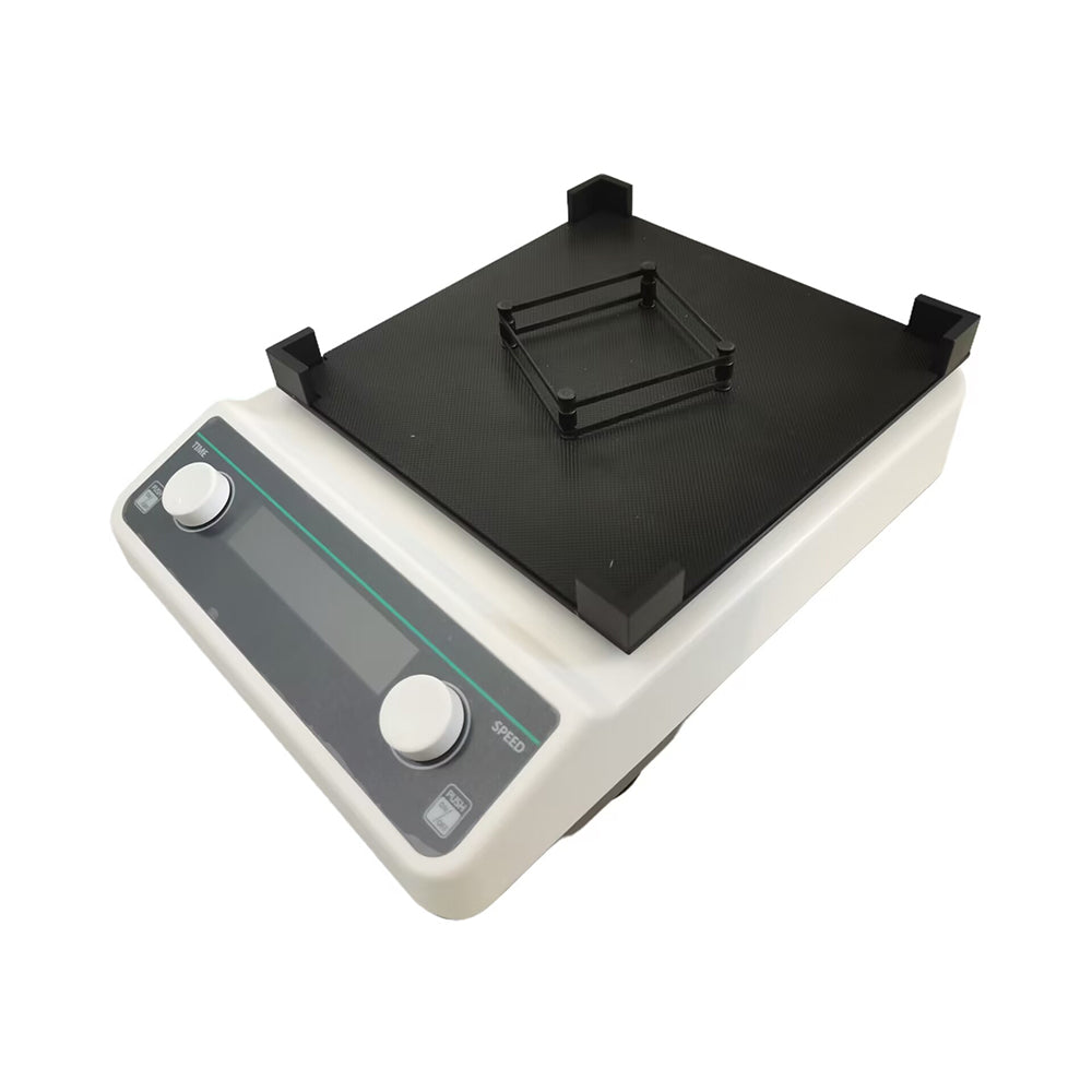 VTSYIQI Microplate Shaker Deep Tissue Plate Mixer with Handling Range Elisa Plate /Deep Tissue Culture Plate*4 RPM Range 500-1200rpm Horizontal Gyration Amplitude 3mm Timing and Speed Control Brushless Motor RPM Increment 10rpm