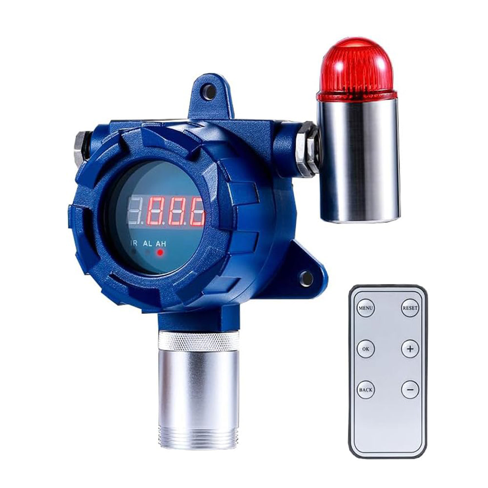 VTSYIQI Nitrogen Dioxide Detector NO2 Gas Leak Alarm with Measuring Range 0-50ppm Sound & Light Alarm  Resolution 0.01ppm Standard 4-20mA and RS485 Output