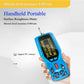 VTSYIQI Digital Surface Roughness Tester Meter 20 Parameters Handheld Portable Surface Profilometer with Range Ra 0.005 to 16.000um Rz 0.02 to 160.00um Indication Accuracy 0.001μm Range Ra Rz Real-time Clock Settings and Display