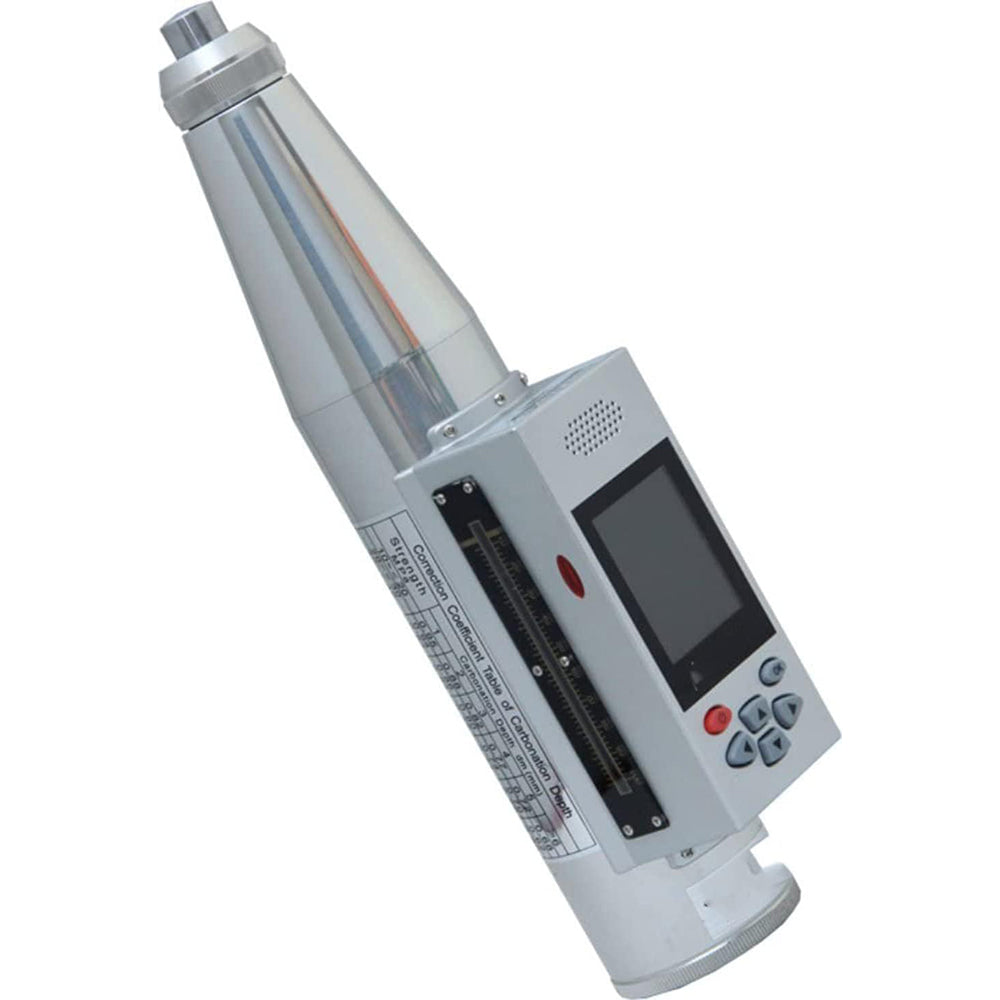 VTSQIYI Integrated Voice Digital Test Hammer with USB Communication Measuring Ranges 10 to 60MPa Rebound Hammer Impact Energy 2.207J High-Resolution LCD Screen