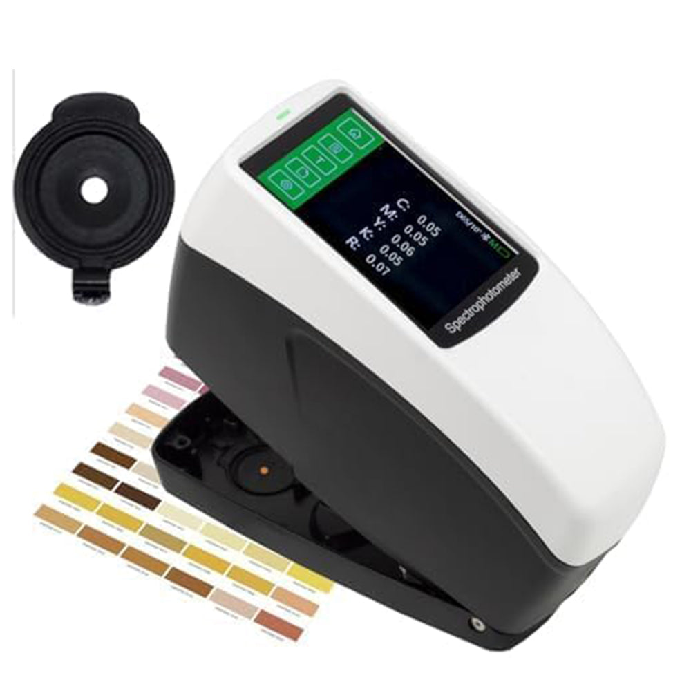 VTSYIQI Portable Spectrodensitometer Color Densitometer with Caliber 5mm 0.01 Accuracy dE*ab ≤0.02 Repeatability USB Bluetooth Interface for Printing Packaging Silk Color Density Measuring Tool