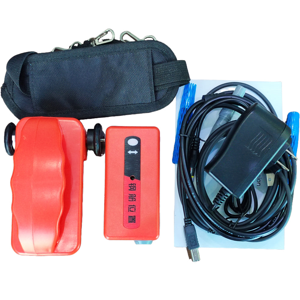 VTSYIQI Concrete Rebar Detector Rebar Scanner with Protective Layer Thickness 6mm-90 mm 7mm-200mm Steel Bar Diameter Ф6mm-Ф50mm for Locating Rebar Estimating Rebar Diameter and Testing Rebar Spacing