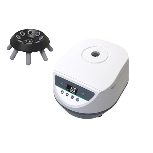 VTSYIQI Laboratory Low Speed Centrifuge Digital Blood PRP Centrifuge Machine with Max Speed 500-5000 r/min Max RCF 3074xg  Max Capacity 8 * 15ml Centrifuge Tube Timing Range 10s-99min59s for PRP Cosmetic Blood Station Biochemistry Etc