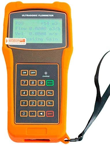 VTSYIQI Ultrasonic Flow Meter Portable Ultrasonic Liquid Flow Meter with Accuracy 2% Repeatability over 0.2% S2 and M1 Transducers RS232 communication for Pipes from 0.59 to 27.56 inch DN25 to DN700 mm and from -30°C to 90°C