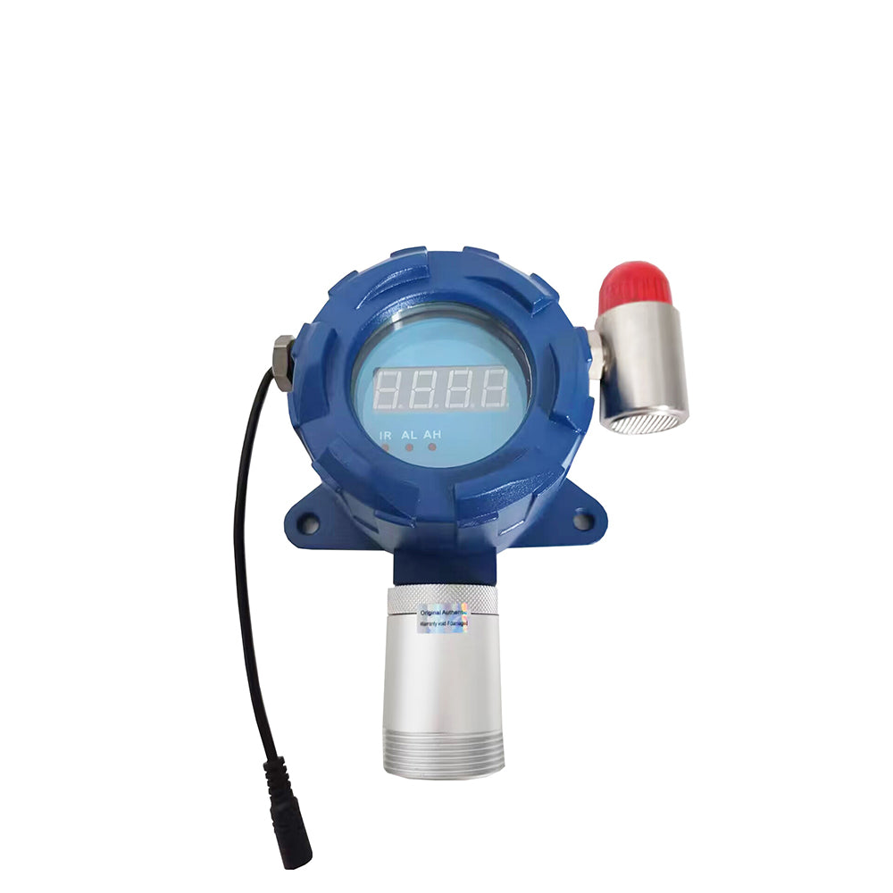 VTSYIQI Chlorine Gas Detector Cl2 Leak Monitor with Sound & Light Alarm Function Measuring Range 0-50ppm Resolution 0.01ppm Standard 4-20mA and RS485 Output