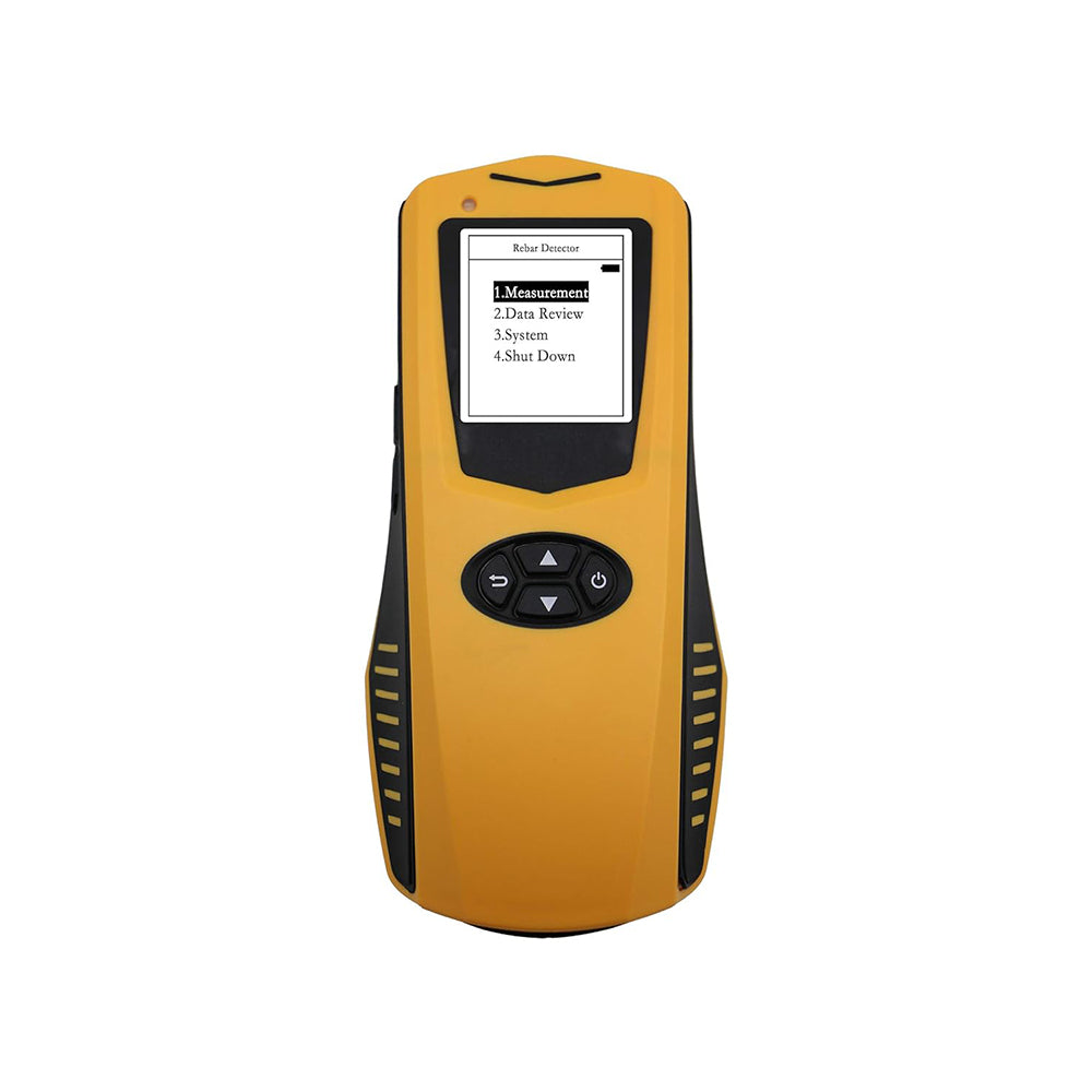 VTSYIQI Rebar Detector Integrated Rebar Scanner Rebar Locator Integrated Steel Bar Scanner with Range 1 to 120mm Concrete Protective Layer Tester LCD Display