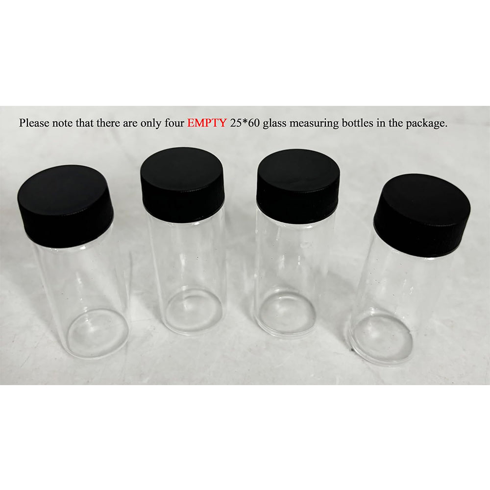 VTSYIQI Turbidimeter Glass Vials Pack of 4 Storage Bottle with No Calibration Liquids for TB200 Portable Turbidity Meter