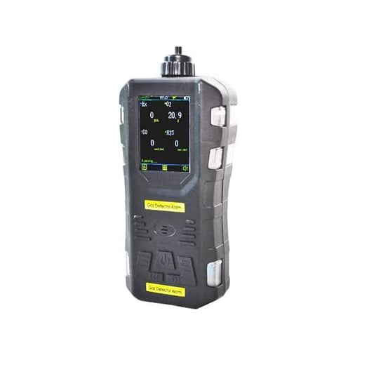 VTSYIQI 2 in 1 Gas Detector Hydrogen Sulfide Carbon Monoxide Gas Concentration Detecting Instrument H2S CO Gas Leak Alarm with Measuring Range H2S 0-100PPm CO 0-1000PPm Resolution Ratio 0.1/1PPm for Chemical Plant Gas Detection