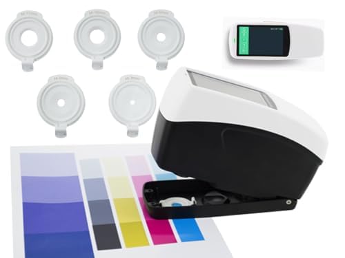 VTSYIQI Handheld Color Spectrophotometer Five Apertures Spectrophotometer with 5 Kinds Measuring Calibers Φ11mm Φ10mm Φ6mm Φ5mm Φ3mm Accuracy 0.01 for Variety Different Samples Product Test Conditions