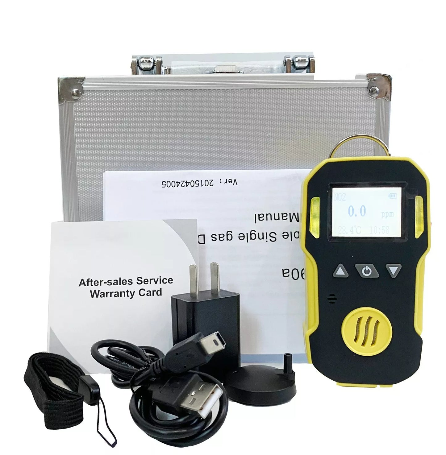 VTSYIQI Portable Nitric Oxide Gas Detector NO Gas Detector NO Gas Monitor with Range 0-250ppm Resolution 1ppm Accuracy ≦ 5% F.S. for Detecting Gas of Gas Station Metallurgical