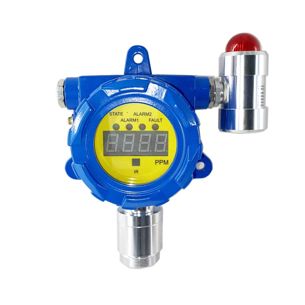 VTSYIQI EX Gas Detector Combustible Gas Monitor Fixed EX Gas Monitor with Range 0-100%LEL Resolution 1%lel/1%vol for Painting Plant and other Places with Gas Exists