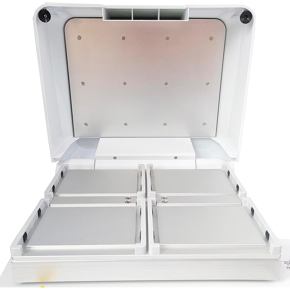 VTSYIQI Microplate Incubator Microplate Thermo Shaker Incubator with Speed Range 100~1600rpm Sample Capacity Four Enzyme Plates or Deep Well Plates Temperature Control Precision ≤±0.3℃ Accuracy Display 0.1℃ Heating Mode Electric Heating Film