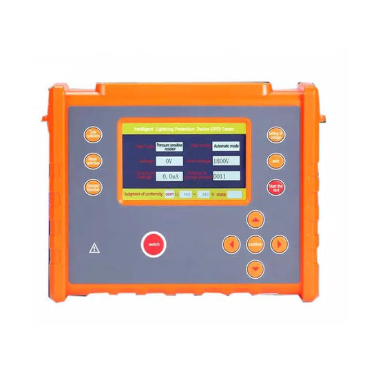 VTSYIQI Lightning Protection Component Tester Intelligent Lightning Protection  Element Meter with Insulation Resistance 0~1000MΩ Measuring Leakage Current 0.1uA～199.9uA Measurement voltage 0~2000V