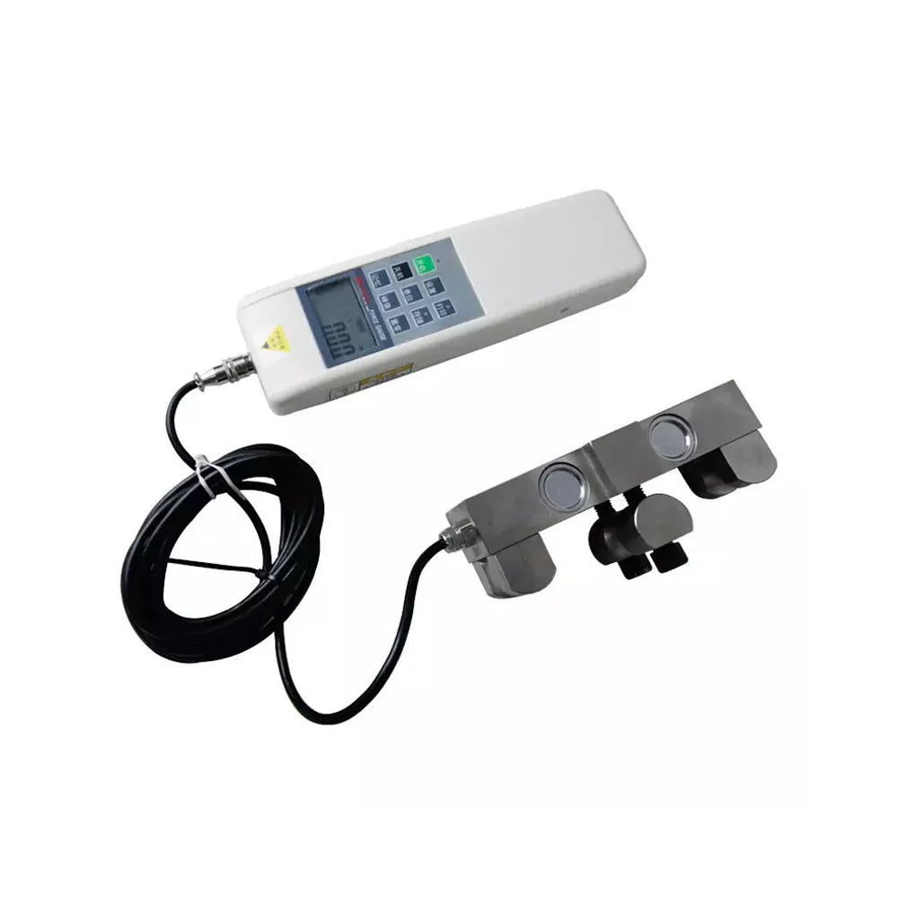 VTSYIQI Wire Rope Tensiometer Digital Side Pressure Tension Gauge Meter Tester with Maximum Load Value 10KN Rope Diameter Φ6 to Φ14mm Error Of Indication 土0.5% Load Division Value 0.01KN/ 0.001Mg/ 0.001Klb